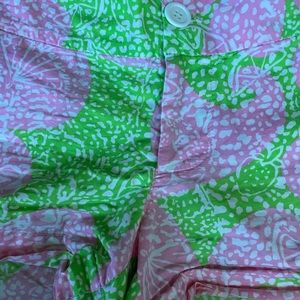 Pink and Green Lilly Pulitzer Shorts